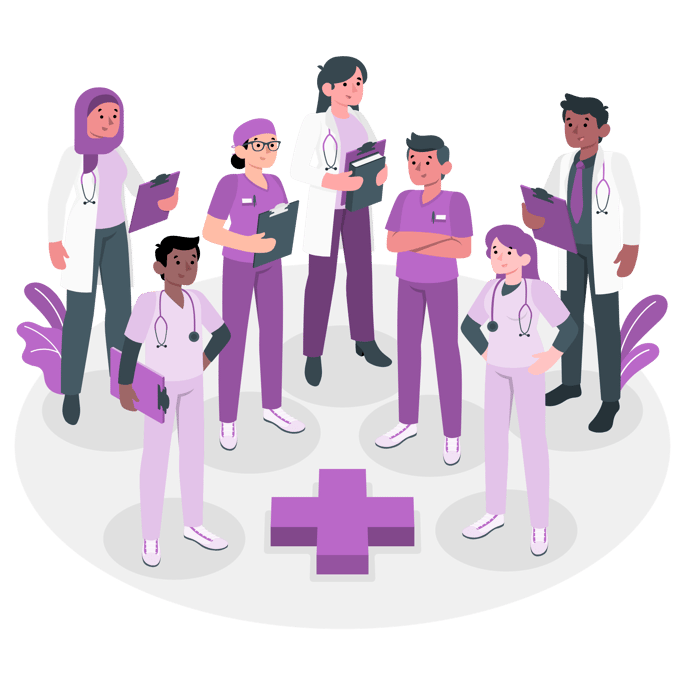 Health professional team-amico